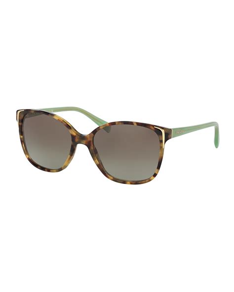 prada square gradient arrow-edge sunglasses black|Prada Square Gradient Arrow.